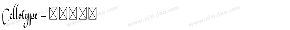 Cellotype字体转换