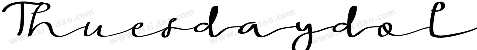 Thuesdaydolist-6YyjA字体转换
