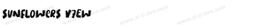 Sunflowers-V7Ew字体转换
