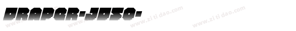 Draper-JD5o字体转换