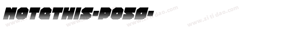 NoteThis-po5O字体转换