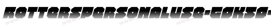 RottersPersonalUse-GOK5O字体转换