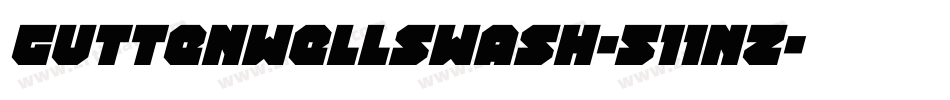 GuttenwellSwash-511nz字体转换