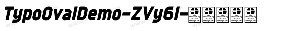 TypoOvalDemo-ZVy6l字体转换