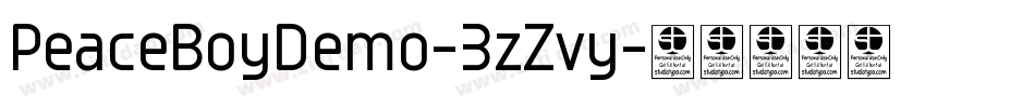PeaceBoyDemo-3zZvy字体转换