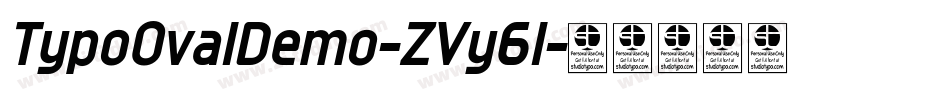 TypoOvalDemo-ZVy6l字体转换