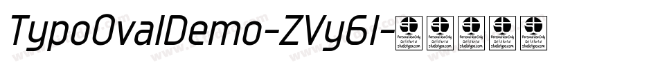 TypoOvalDemo-ZVy6l字体转换