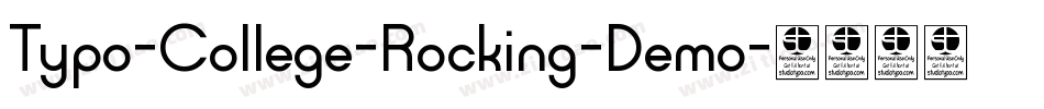 Typo-College-Rocking-Demo字体转换