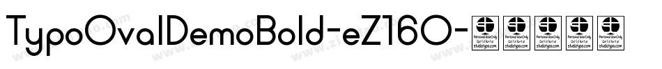 TypoOvalDemoBold-eZ16O字体转换