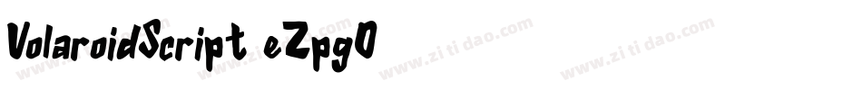 VolaroidScript-eZpgO字体转换