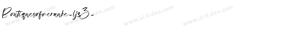 Boutiquesofmerauke-lj3Z字体转换