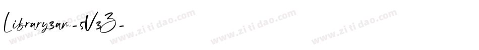 Library3am-5V3Z字体转换