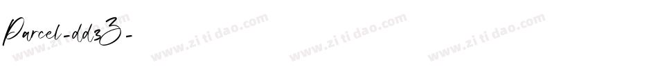 Parcel-dd3Z字体转换 Parcel-dd3Z字体转换