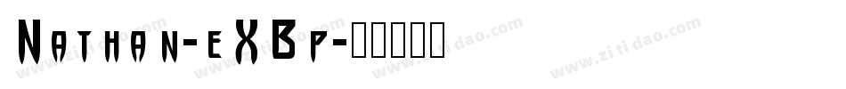 Nathan-eXBp字体转换