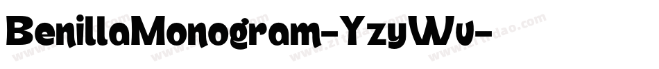BenillaMonogram-YzyWv字体转换
