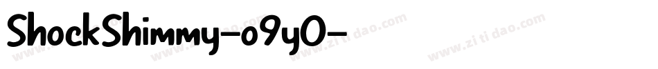 ShockShimmy-o9y0字体转换