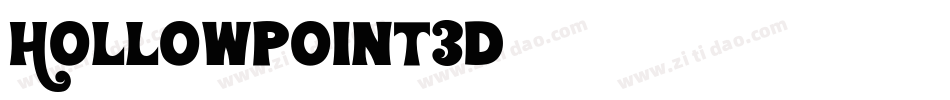 HollowPoint3D-WEgz字体转换