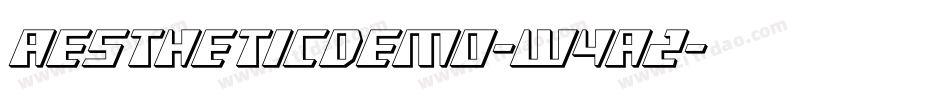 AestheticDemo-w4A2字体转换