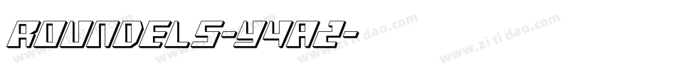 Roundels-Y4a2字体转换