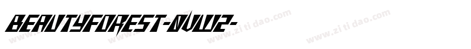 Beautyforest-0VWz字体转换