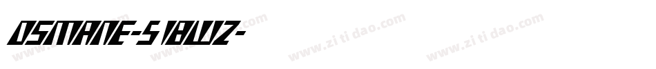 Osmane-518WZ字体转换 Osmane-518WZ字体转换