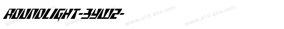 RoundLight-3YWz字体转换