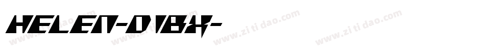 Helen-d1Bx字体转换