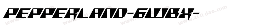 Pepperland-6WBx字体转换