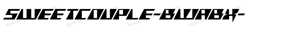SweetCouple-BWaBx字体转换