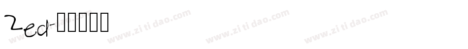 Zed字体转换