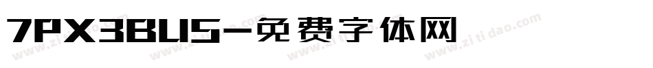 7PX3BUS字体转换
