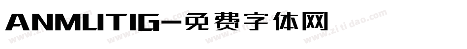 ANMUTIG字体转换