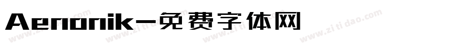 Aenonik字体转换