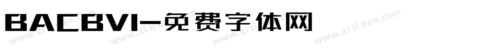BACBVI字体转换