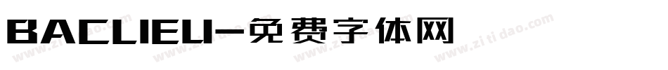 BACLIEU字体转换