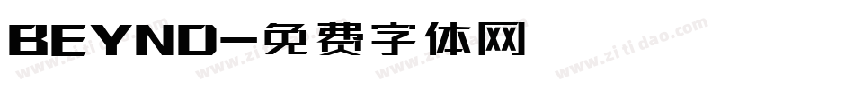 BEYND字体转换