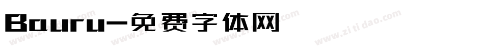 Bauru字体转换