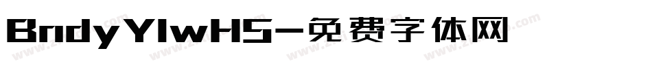 BndyYlwHS字体转换