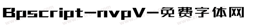 Bpscript-nvpV字体转换