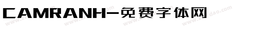 CAMRANH字体转换