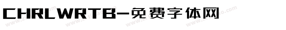 CHRLWRTB字体转换