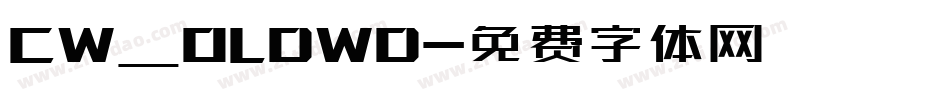 CW_OLDWD字体转换