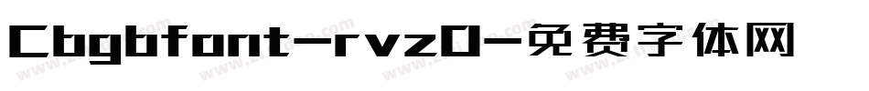 Cbgbfont-rvzO字体转换