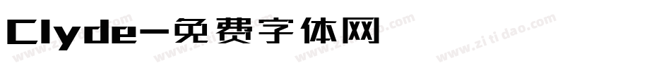 Clyde字体转换