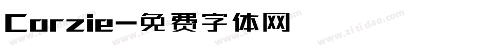 Corzie字体转换