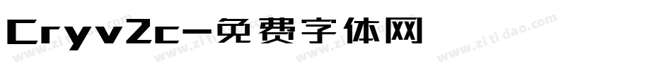 Cryv2c字体转换
