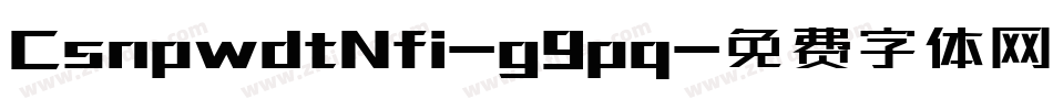 CsnpwdtNfi-g9pq字体转换