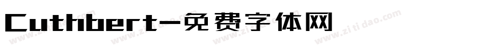 Cuthbert字体转换