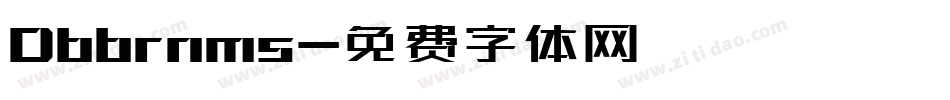 Dbbrnms字体转换
