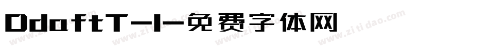 DdaftT-l字体转换